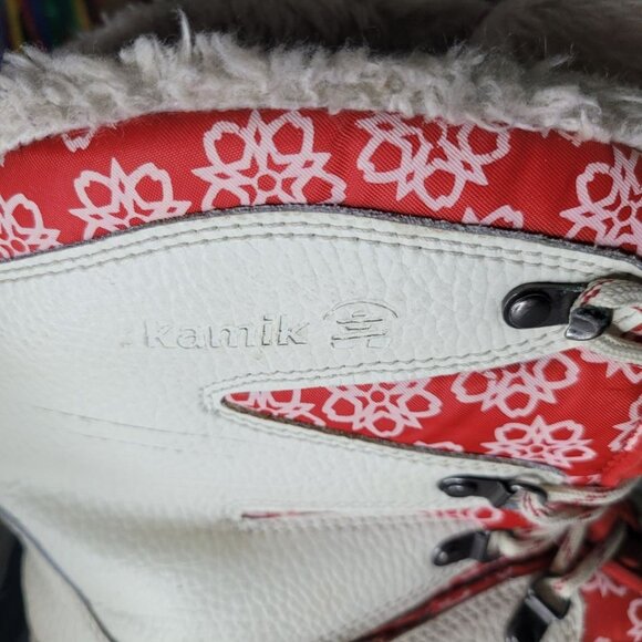 Kamik Winter Boots Womens US Size 9 Red Warm Thinsulate Snow - Picture 7 of 11